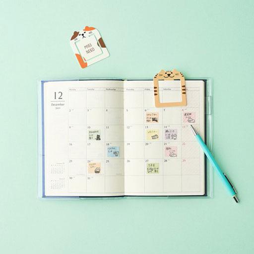 PINE BOOK Large Flat Clip Shiba Inu x 8