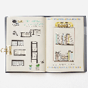 PINE BOOK My Journal Sticker Movie Log Film