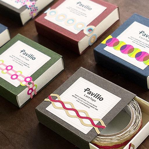 PAVILIO Lace Tape 10mm x 6m Snow Flower