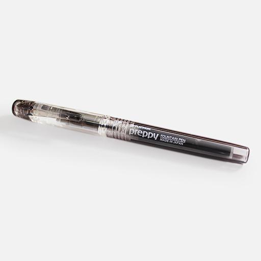 PLATINUM Preppy Black Fountain Pen Extra Fine