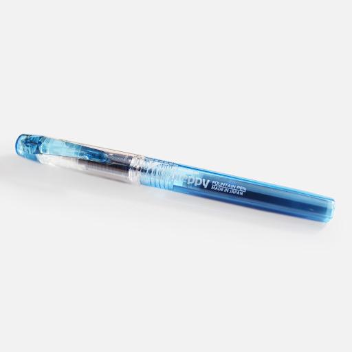 PLATINUM Preppy Blue Black Fountain Pen Fine