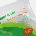POLAR BEAR Crystal Clear Tape 12mm x 22.85m