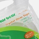 POLAR BEAR Crystal Clear Tape 18mm x 22.85m