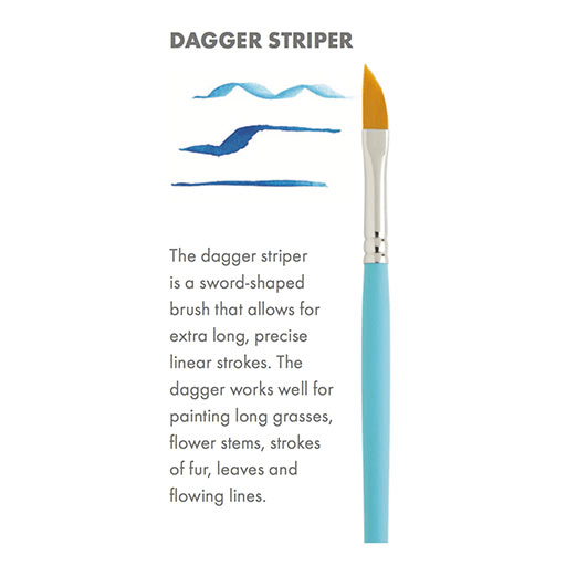 PRINCETON Select Dagger Stripper Brush 1/4"