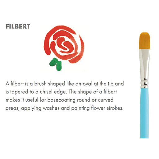 PRINCETON Select Filbert Brush 8