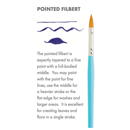 PRINCETON Select Pointed Filbert Brush 8