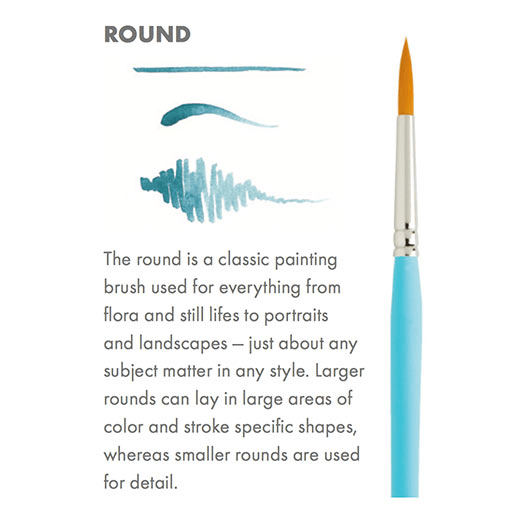 PRINCETON Select Round Brush 3