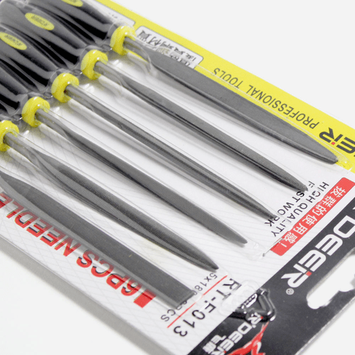 R'DEER Needle File 18cm Set x 6