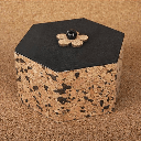 RAYHER Cork Fabric (T)0.5mm x (W)300mm x (L)450mm Stripes