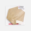 RESIN PLAY Black Acrylic Coaster Base with Rubber Feet - Set of 2 Hexagon