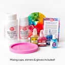 RESIN PLAY Blooming Alcohol Ink Coaster Starter Set A