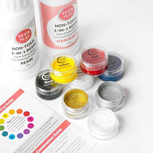 RESIN PLAY Resin Art Basic Starter Kit with Regular Tool Kit