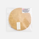 RESIN PLAY White Acrylic Coaster Base with Rubber Feet - Set of 2 Round