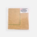 RESIN PLAY White Acrylic Coaster Base with Rubber Feet - Set of 2 Square