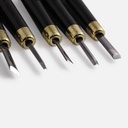 RGM Linoleum Cutter Set x 5 (Sharpening Stone Included)