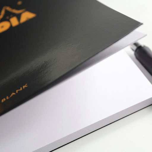 RHODIA Basics Blank Notepad 80gsm A5 x 80 Black