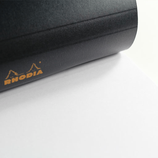 RHODIA Basics Blank Notepad 80gsm A5 x 80 Black