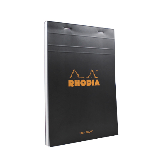 RHODIA Basics Blank Notepad 80gsm A5 x 80 Black