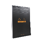 RHODIA Basics Blank Notepad 80gsm A5 x 80 Black