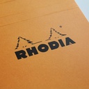 RHODIA Basics Graph Notepad 80gsm 11cm x 17cm x 80 Orange