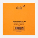 RHODIA Basics Graph Notepad 80gsm 14.8cm x 14.8cm x 80 Orange