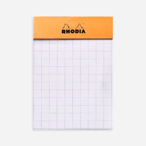RHODIA Basics Graph Notepad 80gsm 52mm x 75mm x 80 Orange