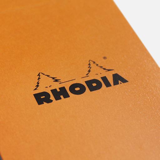 RHODIA Basics Graph Notepad 80gsm 7.4cm x 21cm x 80 Orange