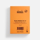 RHODIA Basics Graph Notepad 80gsm 8.5cm x 12cm x 80 Orange