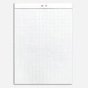 RHODIA Basics Graph Notepad 80gsm A4 x 80 White