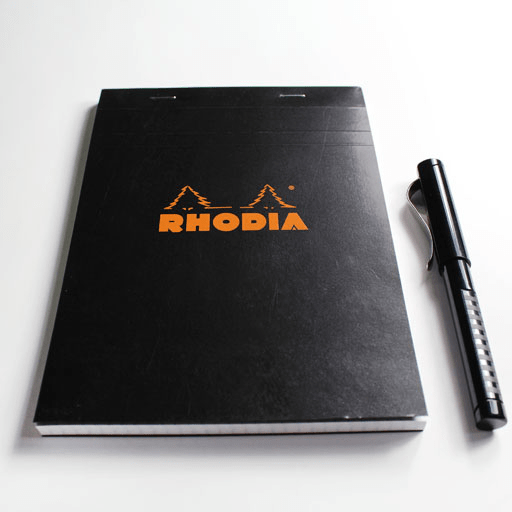 RHODIA Basics Graph Notepad 80gsm A5 x 80 Black