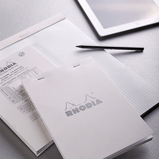 RHODIA Basics Graph Notepad 80gsm A5 x 80 White