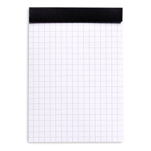 RHODIA Basics Graph Notepad 80gsm A6 x 80 Black