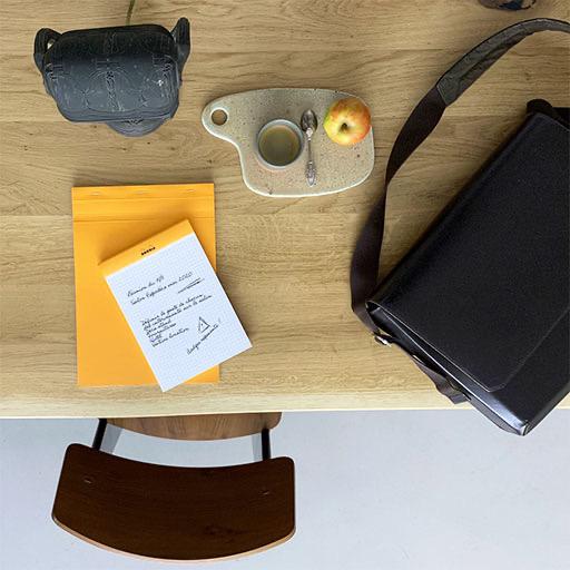 RHODIA Basics Graph Notepad 80gsm A6 x 80 Orange