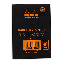 RHODIA Basics Graph Notepad 80gsm A7 x 80 Black