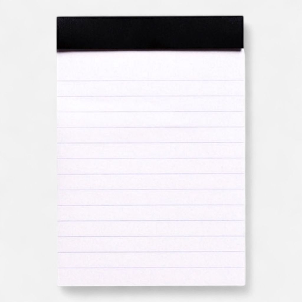 RHODIA Basics Lined Notepad 80gsm 8.5cm x 12cm x 80 Black