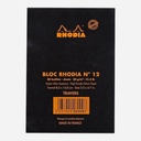 RHODIA Basics Lined Notepad 80gsm 8.5cm x 12cm x 80 Black
