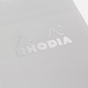 RHODIA Basics Lined Notepad 80gsm 8.5cm x 12cm x 80 White