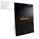 RHODIA Basics Lined Notepad 80gsm A5 x 80 Black
