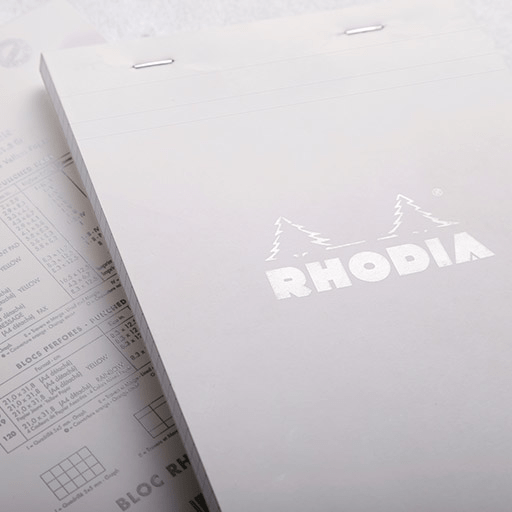 RHODIA Basics Lined Notepad 80gsm A5 x 80 White