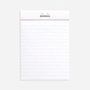 RHODIA Basics Lined Notepad 80gsm A6 x 80 White