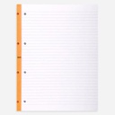 RHODIA Basics Punched Lined Notepad 80gsm A4+ x 80 Orange