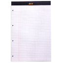 RHODIA Basics Punched Seyes Notepad 80gsm A4+ x 80 Black