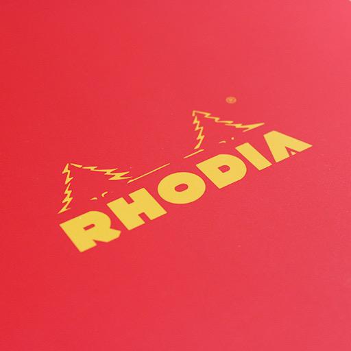 RHODIA Basics “R” Lined Notepad 90gsm A4 x 70 Poppy