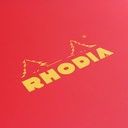 RHODIA Basics “R” Lined Notepad 90gsm A4 x 70 Poppy