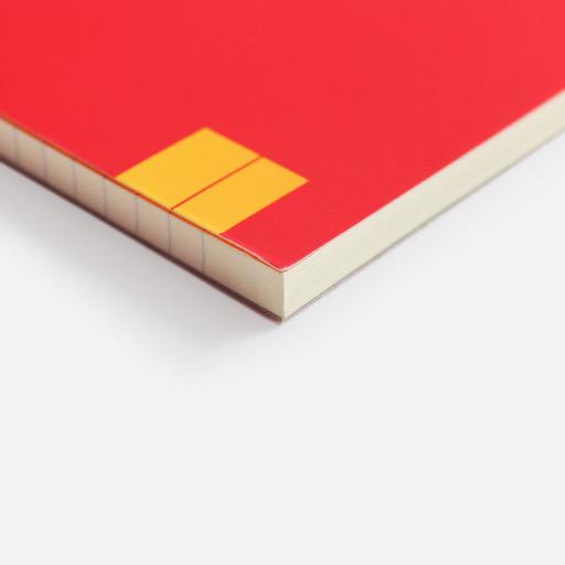 RHODIA Basics “R” Lined Notepad 90gsm A4 x 70 Poppy