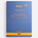 RHODIA Basics “R” Lined Notepad 90gsm A4 x 70 Sapphire Blue