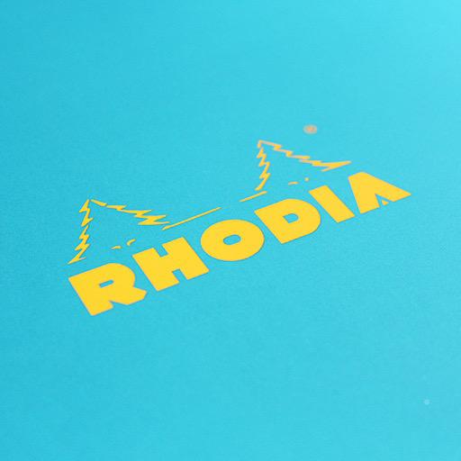 RHODIA Basics “R” Lined Notepad 90gsm A4 x 70 Turquoise Blue