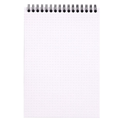 RHODIA Classic Dot Spiral Notepad 90gsm A5 x 80 Black