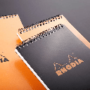 RHODIA Classic Dot Spiral Notepad 90gsm A5 x 80 Black