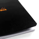 RHODIA Classic Dot Stapled Notebook 80gsm A5 x 48 Black